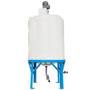 Serbatoi per fertilizzanti da 1500 litri in plastica per miscelazione agricola, resistenti alla corrosione