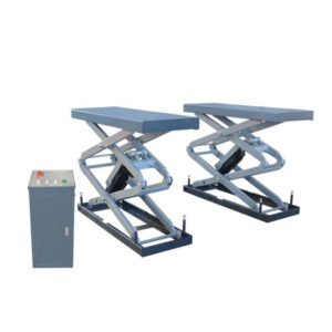 Sollevatore idraulico a forbice per auto, attrezzatura professionale per il sollevamento di veicoli