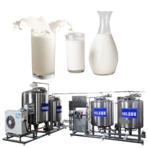 Attrezzature per la ricezione e lo stoccaggio del latte, linea di produzione di yogurt/scremato su piccola scala, igieniche