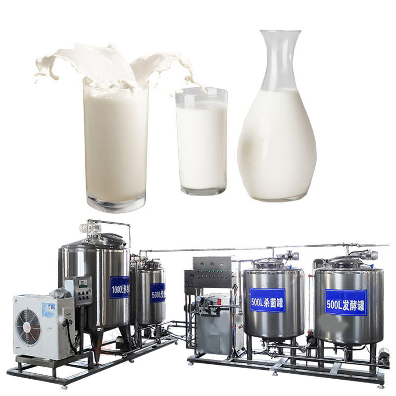 Attrezzature per la ricezione e lo stoccaggio del latte, linea di produzione di yogurt/scremato su piccola scala, igieniche