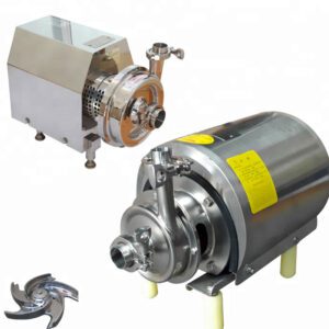 Milchtransferpumpe 2 PS, Edelstahl, hygienische Pumpe, effizienter Rohmilchtransfer