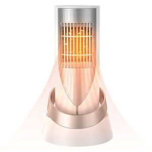 Riscaldatore elettrico PTC Mini da 1200 W per ufficio e casa