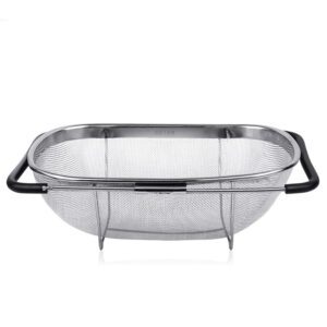 Multi-functional Basket Filter Fine Mesh Fruit Vegetable Rinsing Strainer