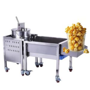 Linea di lavorazione dei popcorn Macchina automatica industriale per popcorn di mais
