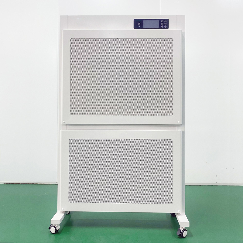 Das Staubabsaugungssystem ist so konzipiert, dass es durch mehrstufige Filtration hochreine Luft liefert.