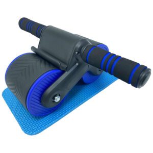Rullo addominale con rimbalzo automatico - Attrezzatura per il fitness da esterno con bilanciamento a doppia ruota