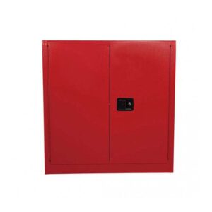 4-Gallon Benchtop Safety Storage Cabinet Flammable Liquid Visible Lock