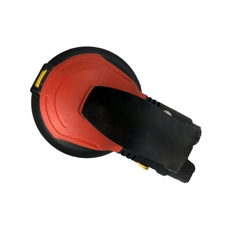 Draufsicht auf einen pneumatischen Zufallsspurschleifer