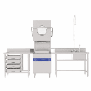 9kw Stainless Steel Dishwasher - Hood Type