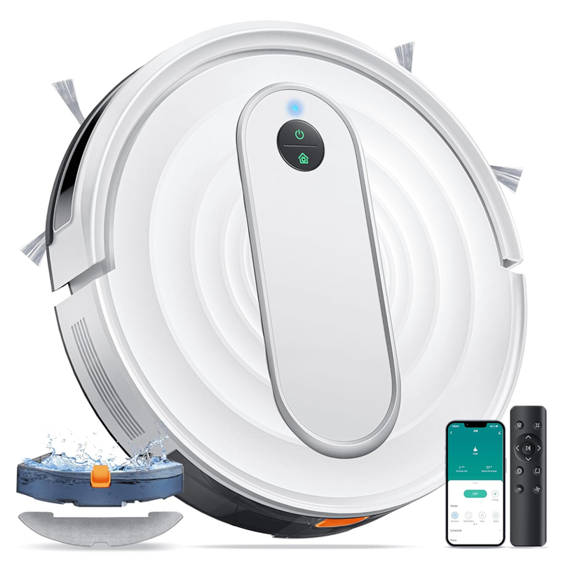 Macchina per pavimenti, aspirapolvere, lavapavimenti, 4000Pa, forte aspirazione, pavimenti duri