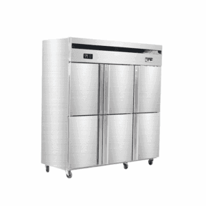 220V Vertical Six-Door Refrigerator - Large Capacity