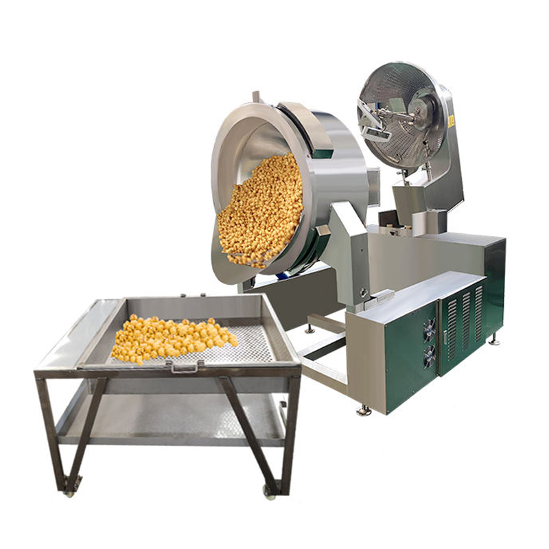 linea industriale per la produzione di popcorn da 9 m per popcorn al caramello e al burro