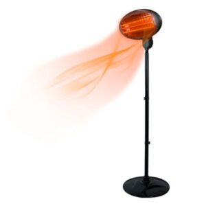 2000W Quartz Tube Freestanding Heater Outdoor Patio Lighting