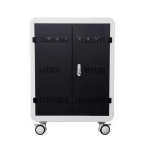 42-bay storage and charging cabinet, compatible with laptops/tablets, with pdu sockets