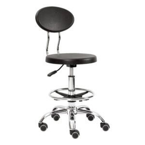 Adjustable Anti-Static Metal Stool for Workshop Laboratory Use