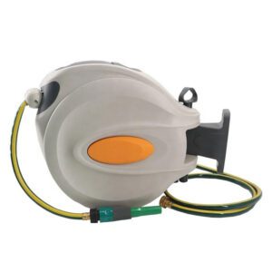 Outdoor Air Hose Reel for Garden Use – Rustproof Wall Mount