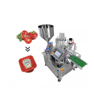 350kg Automatic Liquid Cup Packaging Machine for Salad Sauce