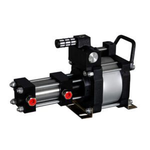 Pompa booster ad aria compressa per trasferimento refrigerante ad alta pressione