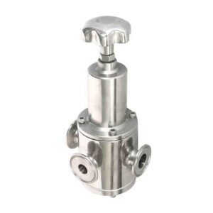 Stainless Steel 304 Sanitary Tri Clamp Tee Pressure Reducing Valve