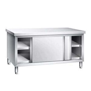 Stainless Steel Commercial Kitchen Worktable Heavy Duty