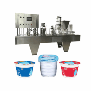 3000cups/h Cup Filling and Sealing Machine for Yogurt and Jelly