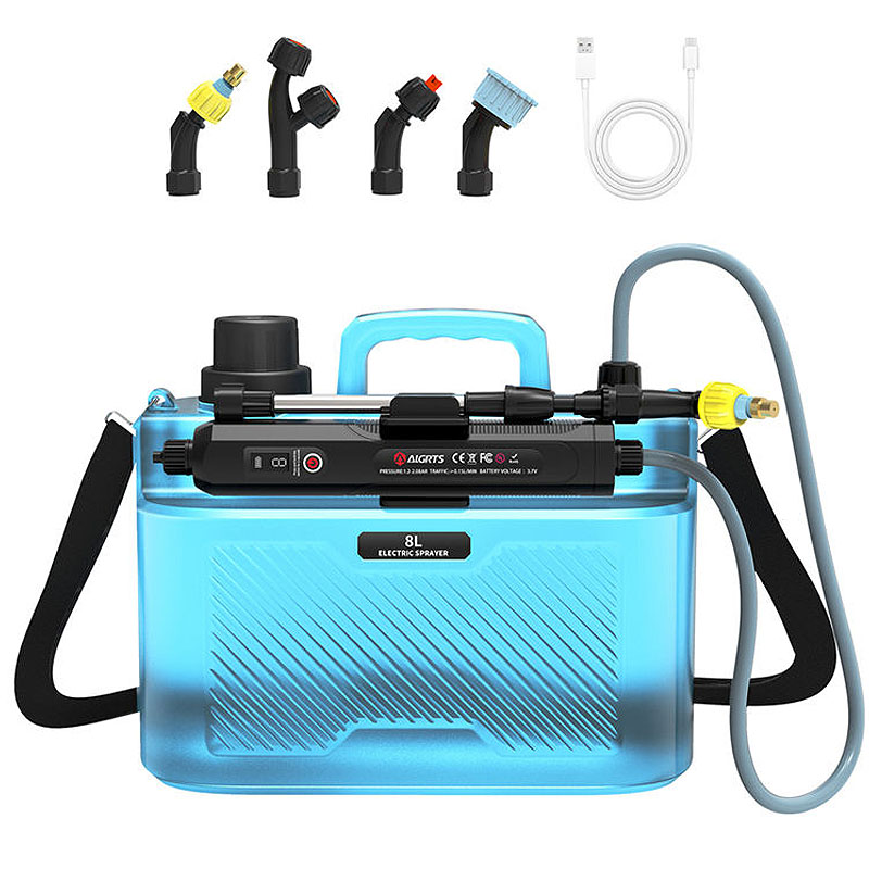 Intelligent spray gun for agricultural and hospital sanitation