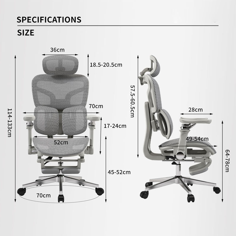 Executive office chair offering breathable mesh and strong back support