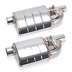 2.5-3.5" Exhaust Intake Muffler for Car Single Weld-on Cutout