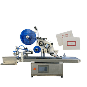 55 pcs/min Flat Bag Labeling Machine For Cards