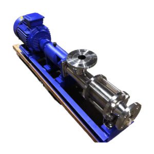 Food Grade Stainless Steel Single Screw Pump for Viscous Liquid