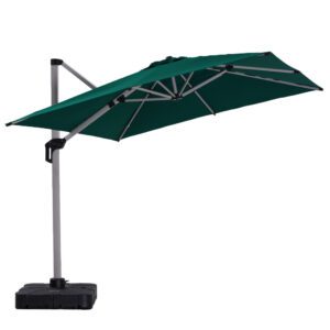 Garden Aluminum Outdoor Cantilever Offset Umbrella