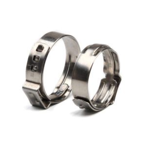 304 Stainless Steel Single‑Ear Stepless Hose Clamp for PEX