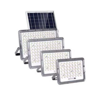 High-Quality 400W LED Solar Lighting for Outdoor Gardens, with Remote Control and IP65 Waterproof Rating