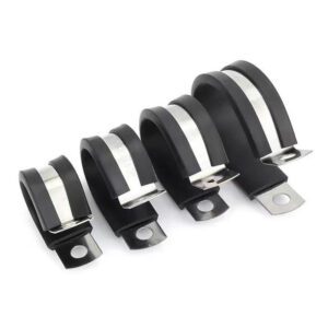 R-Type Stainless Steel Hose Clamp – Heavy-Duty Fastener for Pneumatic