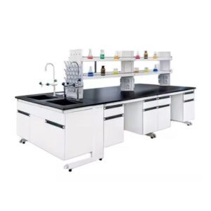 School Laboratory Furniture Lab Bench with Phenolic Resin Top