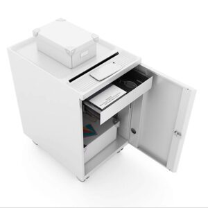 Lockable Small Filing Cabinet with Doors & Drawers – For Office, Home & School