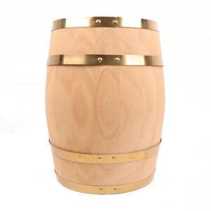 10L Customized Oak Whiskey Barrel with Metal Tap for Wine Aging