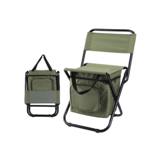 14.5kg Oxford Fabric Folding Fishing Chair with Cooler Bag