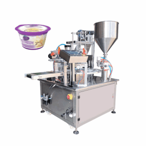 800cups/h Plastic Cup Filling and Sealing Machine