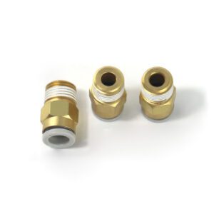 Brass Quick Pneumatic Fitting Air Tube Connector Durable