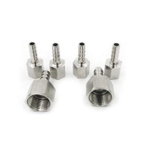 SS Male Thread Coupling Quick Connect Hose Barb Air Gas