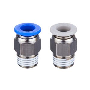 Brass Push-In Pneumatic Fitting One-Touch Air Tube Connector