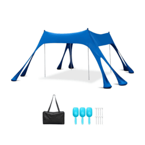 3kg Portable Beach Tent With Sand Anchors Summer Tent