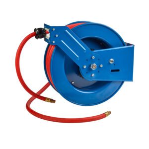 Retractable Wall-Mount Air Hose Reel 1/2" x 50FT Heavy Duty