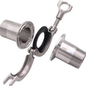 50MM Height Sanitary Pipe Fitting -Chemical/Food Line,Corrosion-Resistant,Polished Easy-Clean