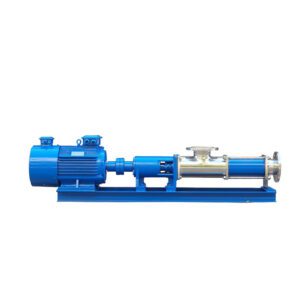 Single Stage Screw Pumps Industrial Motorized Viscous Fluid