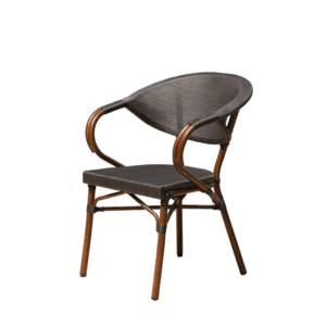 4.2kg Stackable Rattan Chair For Outdoor Café