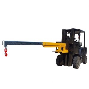 Telescopic Forklift Mounted Jib Crane with Fixed Boom Arm