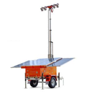 Job Site Lighting Tower Portable Construction Mining Illumination