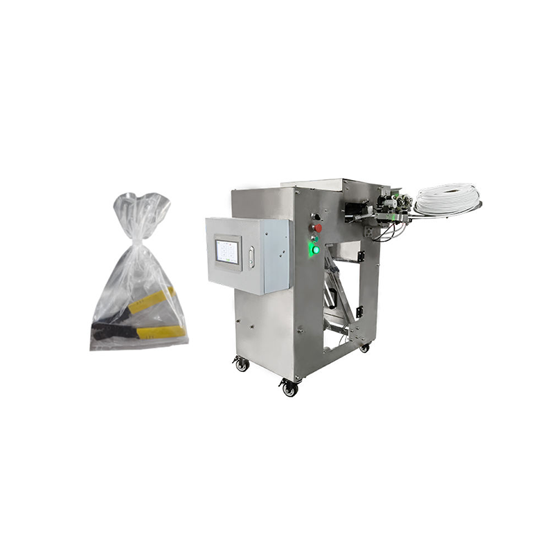 The vertical semi-automatic strapping machine is easy to operate